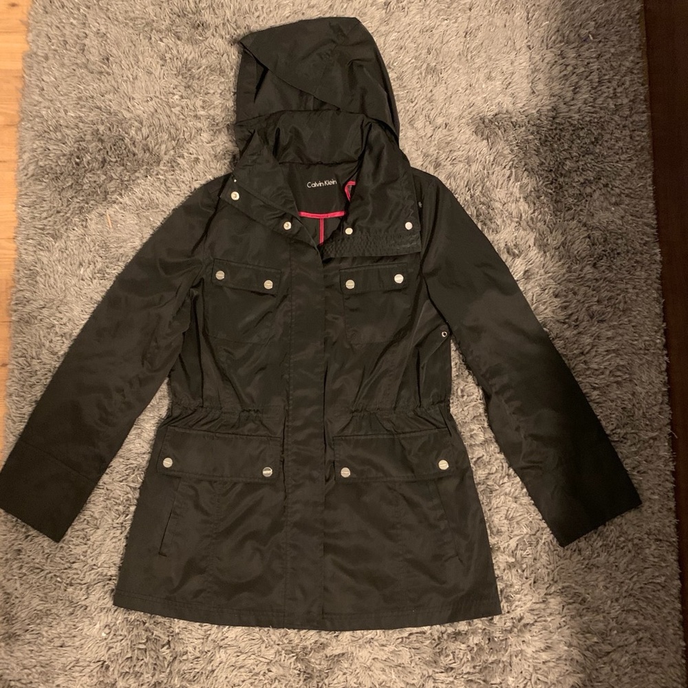 Hooded Calvin Klein jacket
